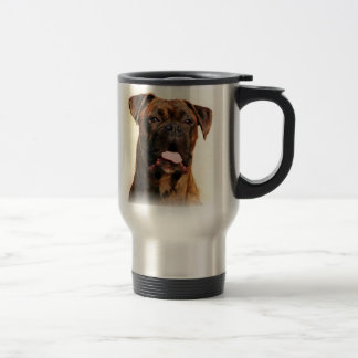 Taza De Viaje Taza del viaje del perro del boxeador