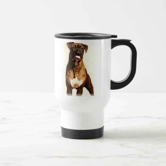 Taza De Viaje Taza del viaje del perro del boxeador (Derecha)