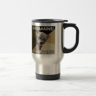 Taza De Viaje Taza del viaje del perro del zombi