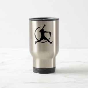 TAZA DE VIAJE TAZA DEL VIAJE DEL SOFTBALL