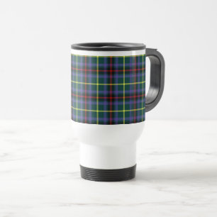 Taza De Viaje Taza del viaje del tartán del distrito del agua d