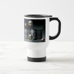 Taza De Viaje Taza del viaje del tema del espacio