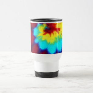 Taza De Viaje Taza del viaje del teñido anudado