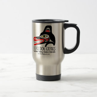 Taza De Viaje Taza del viaje del tótem del perro negro