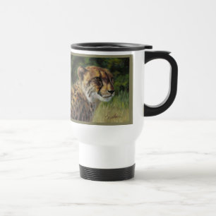 Taza De Viaje Taza del viaje del viajero del guepardo