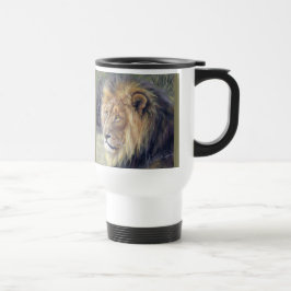 Taza De Viaje Taza del viaje del viajero del león