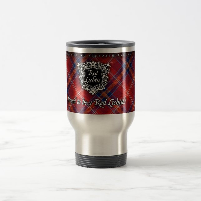 Taza De Viaje ¡Taza del viaje - orgullosa ser un Lichtie rojo! - (Centro)