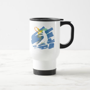Taza De Viaje Taza del viaje para el tenis