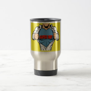 Taza De Viaje Taza estupenda del viaje del café del papá del d
