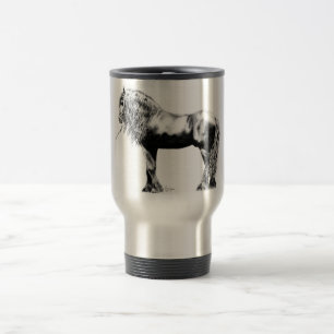 Taza De Viaje Taza frisia del viaje del caballo