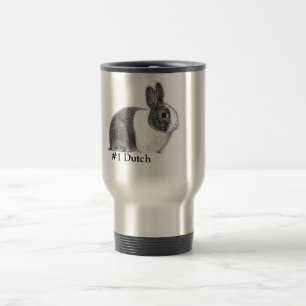 Taza De Viaje Taza holandesa del viaje del conejo