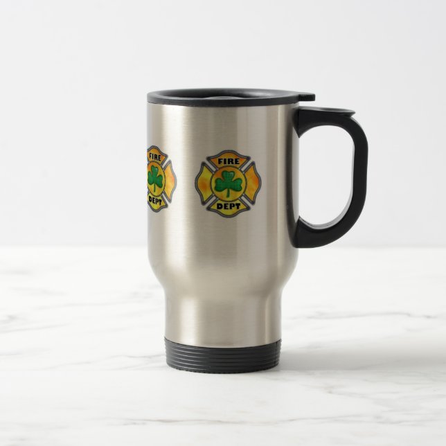 Taza De Viaje Taza irlandesa del viaje del bombero (Derecha)