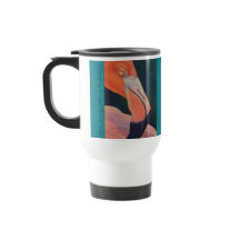 Taza metalizado del viaje del flamenco