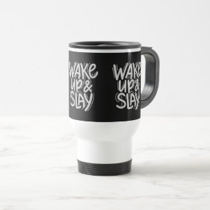 Taza De Viaje Taza para Viaje – DESPIERTA Y DOMINA Motivación Au