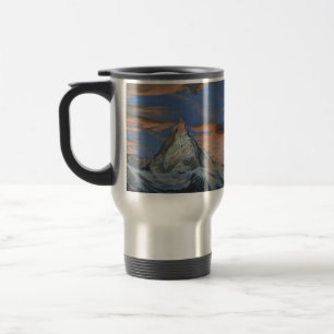 Taza De Viaje Taza para Viaje - "El Matterhorn al Atardecer"