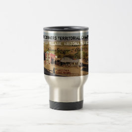 Taza De Viaje Taza personalizada del viaje - cuatro esquinas