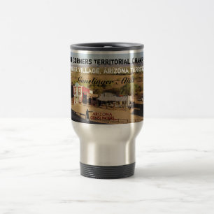 Taza De Viaje Taza personalizada del viaje - cuatro esquinas