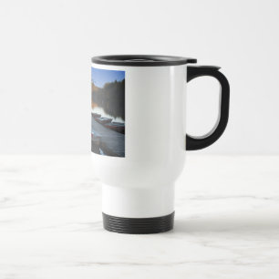 Taza De Viaje Taza pesquera ida del viaje