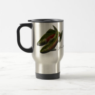 Taza De Viaje Taza pesquera ida del viaje personalizada pescando