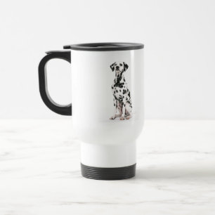 Taza De Viaje Taza plástica del viaje del perro del fuego