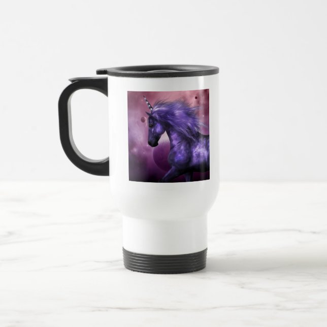Taza De Viaje Taza plástica del viaje del unicornio (Izquierda)