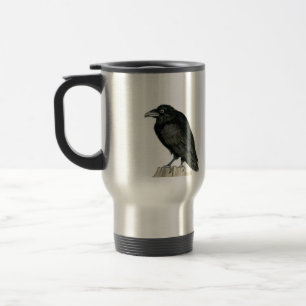 Taza De Viaje Taza rechoncha del viaje del cuervo