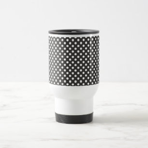 Taza De Viaje Taza retra del viaje del lunar negro