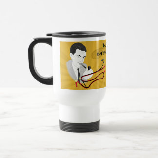 Taza De Viaje Taza retra divertida del viaje del café del papá