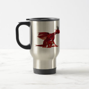 Taza De Viaje Taza roja del viaje del dragón