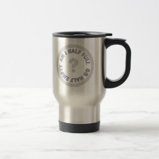 Taza De Viaje Taza semivacía semillena del viaje