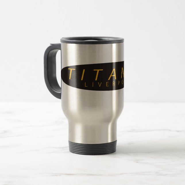 Taza De Viaje Taza titánica del viaje (Anverso izquierdo)