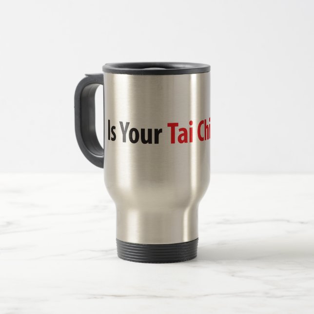 Taza De Viaje Taza verdadera del viaje del Tai Chi™ (Anverso izquierdo)