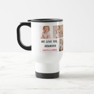 Taza De Viaje Te Amamos Abuelo   Feliz Día de los Abuelos
