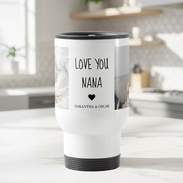 Taza De Viaje Te Amo Nana Personalizado | Regalo de Foto Persona (Subido por el creador)