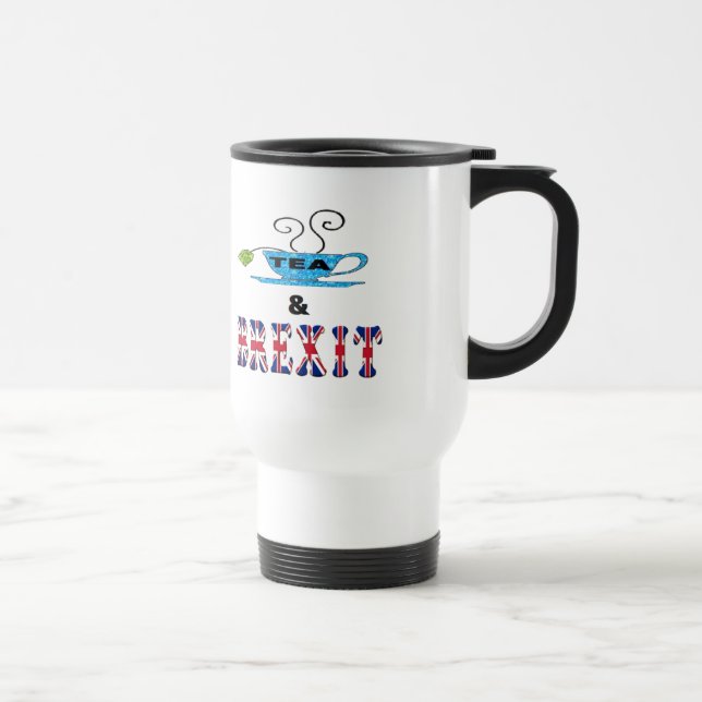 Taza De Viaje Té Mug y Brexit (Derecha)