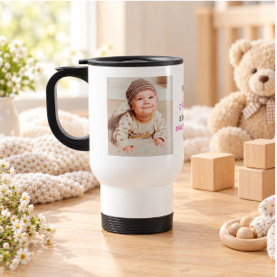 Taza De Viaje Te Quiero Abuela" 2-fotos 