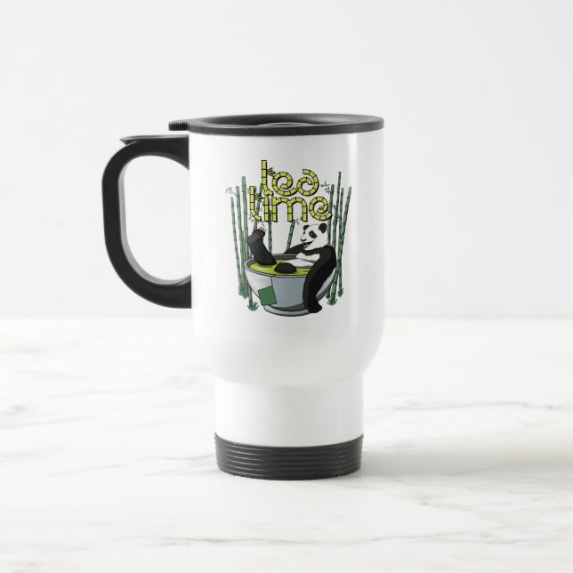 Taza De Viaje Tea Time Panda (Izquierda)