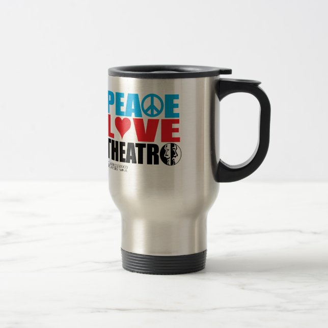 Taza De Viaje Teatro del amor de la paz (Derecha)