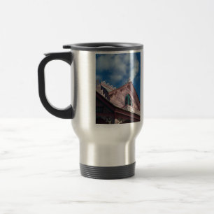 Taza De Viaje Techo rosa cielo azul - Viñedo de Martha