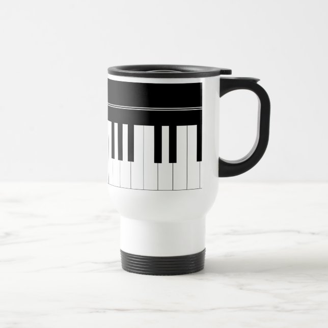 Taza De Viaje Teclado de piano (Derecha)