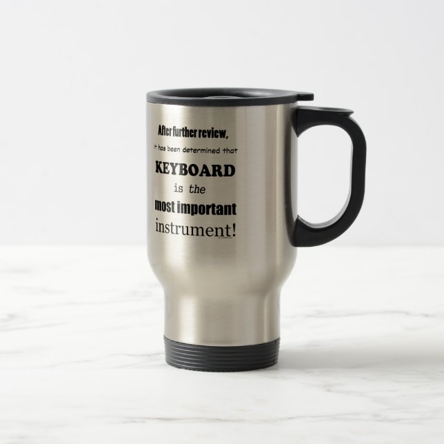 Taza De Viaje Teclado Instrumento más importante (Derecha)
