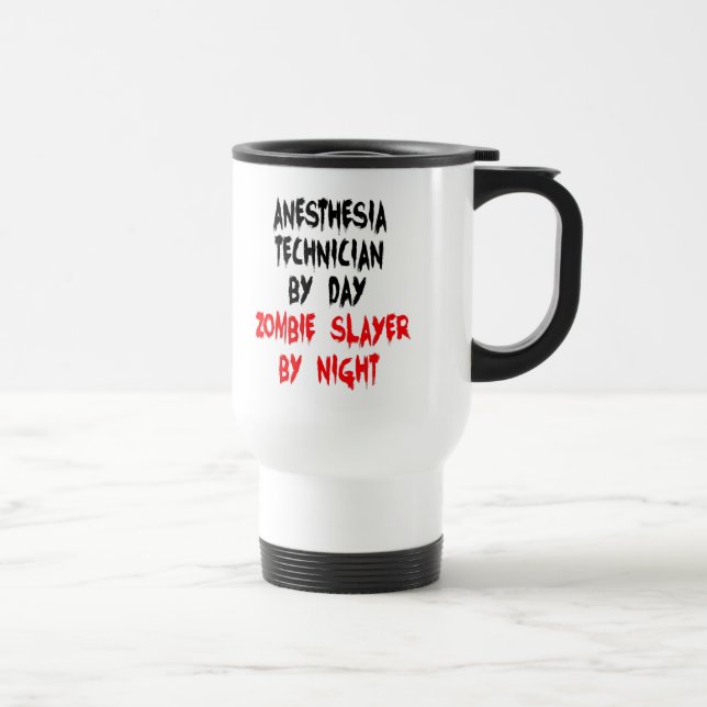 Taza De Viaje Técnico de anestesia Zombie Slayer (Derecha)