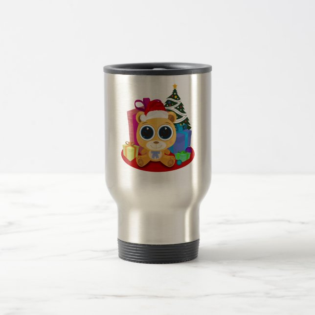 Taza De Viaje Teddy Bear - Navidades (Centro)