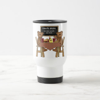 Taza De Viaje Teddy sale a almorzar