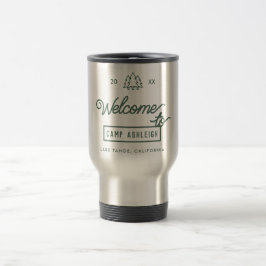 Taza De Viaje Tema de Campamento Fiesta de Despedida de Soltera