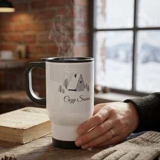 Taza De Viaje temporada acogedora personalizada