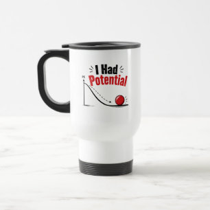 Taza De Viaje Tenía Humor de Física Potencial
