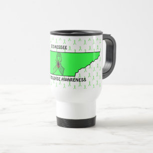 Taza De Viaje Tennessee Lyme Enfermedad Sensibilización Café Mug