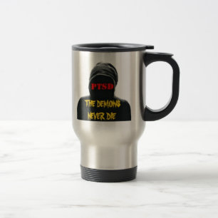 TAZA DE VIAJE TEPT: LOS DEMONIOS NUNCA MUEREN COMPUTADORES/MUJER