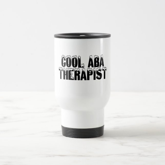 Taza De Viaje Terapeuta fresco del autismo del ABA (Centro)